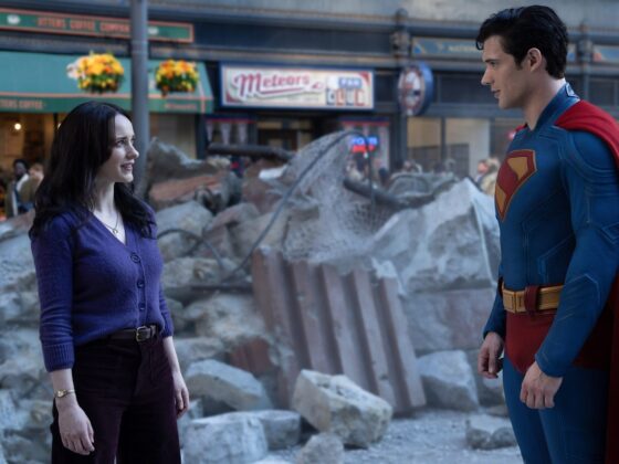 David Corenswet and Rachel Brosnahan in Superman trailer.